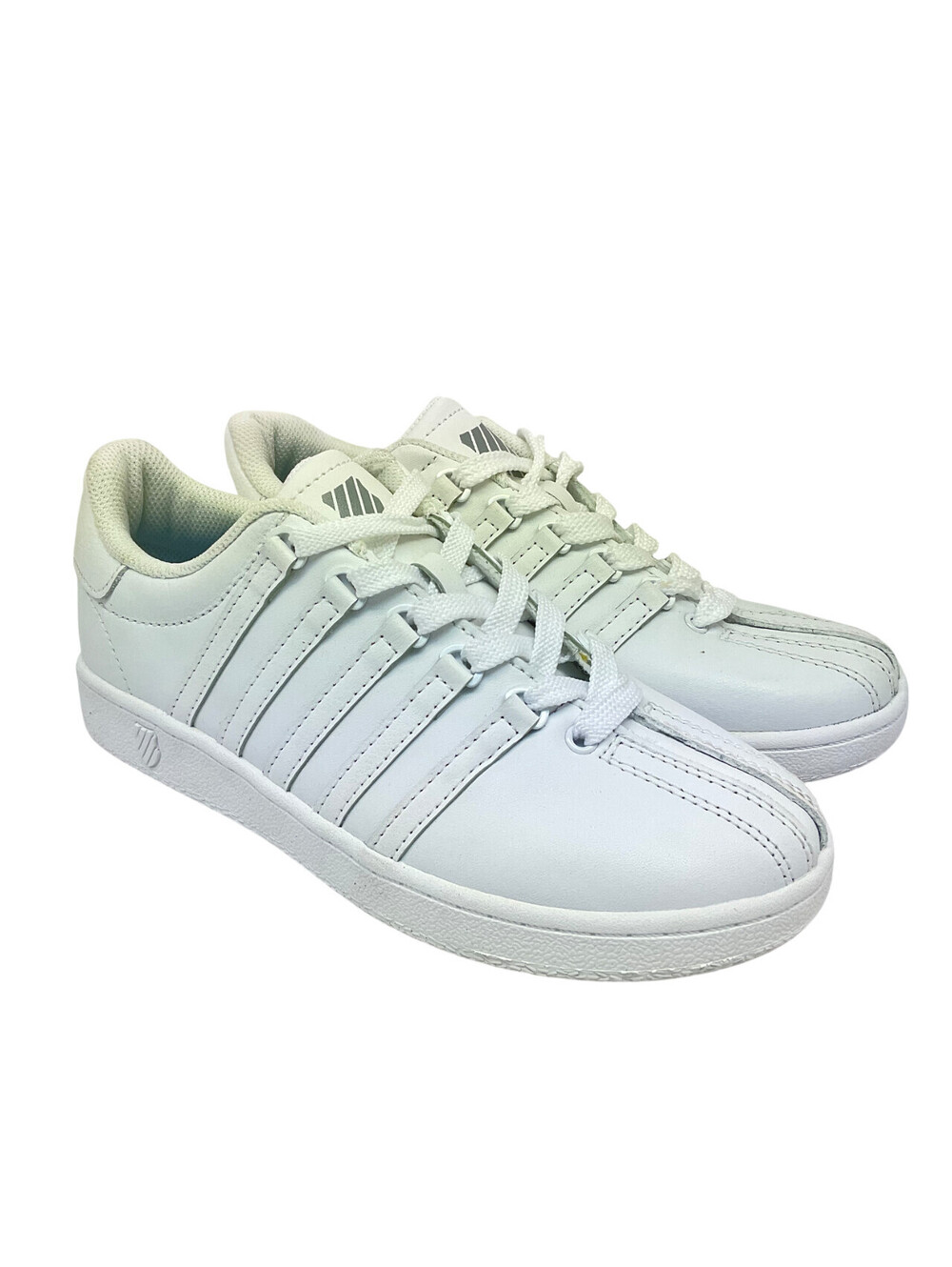 K-Swiss Kid’s Low-Cut Classic VN Athletic Sneakers 53343-101 White Size 3Y